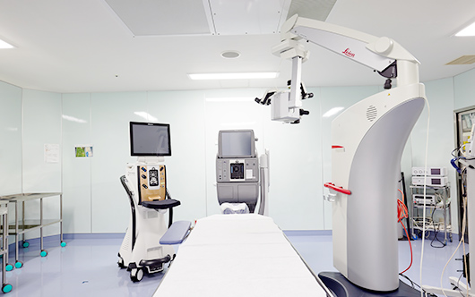 高い清潔度を保ったオペ室